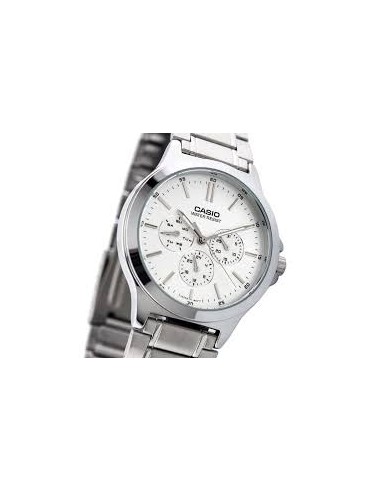 copy of Reloj Casio Para Hombre MTP-V300B-1A Multifuncion Correa y Caja Acero Negro Esfera Negra