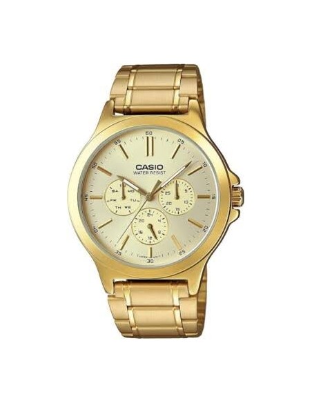 copy of Reloj Casio Para Hombre MTP-V300B-1A Multifuncion Correa y Caja Acero Negro Esfera Negra