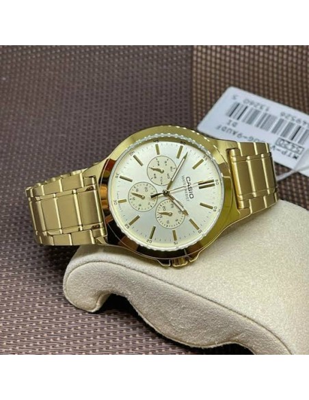 copy of Reloj Casio Para Hombre MTP-V300B-1A Multifuncion Correa y Caja Acero Negro Esfera Negra