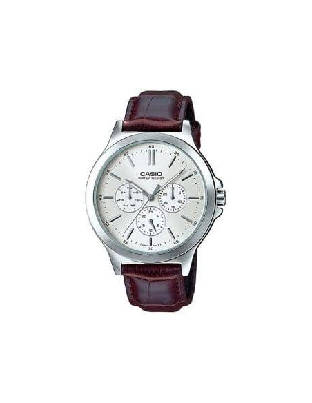 Reloj Casio Para Hombre MTP-V300L-7A Multifuncion Correa de piel