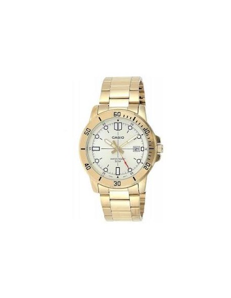 Reloj caballero CASIO analogico MTP-VD01G-9EV correa de acero