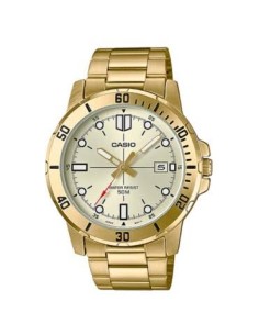 Reloj caballero CASIO analogico MTP-VD01G-9EV correa de acero 2
