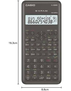 Calculadora escolar y gráfica Casio FX-82MS 2ª edicion