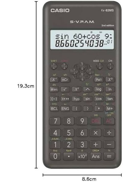 Calculadora escolar y gráfica Casio FX-82MS 2ª edicion