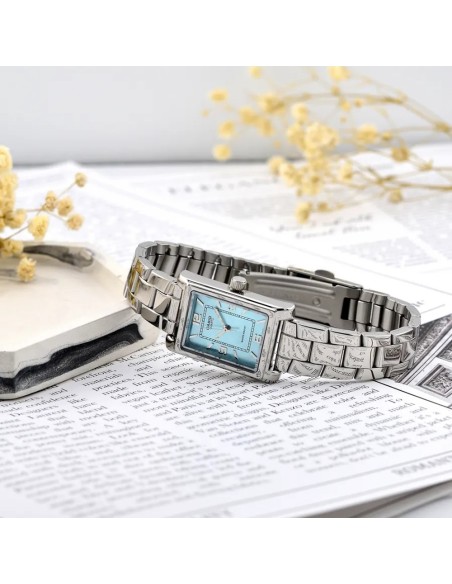 reloj mujer analógico clásico Casio LTP-1234DD-2A 32 × 21 × 7.4 mm correa de acero