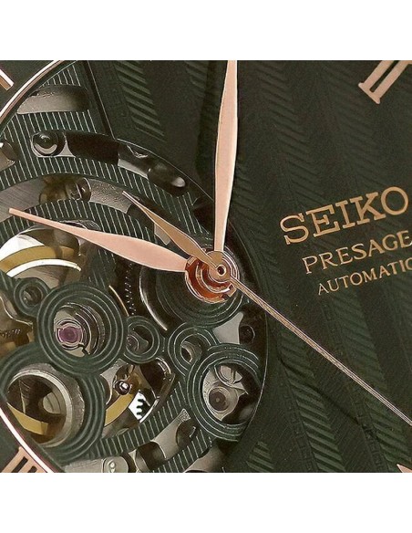 automático hombre Seiko Presage Mori no Kodō – Heartbeat of the Forest HCB007J JDM 41.8mm cristal de zafiro