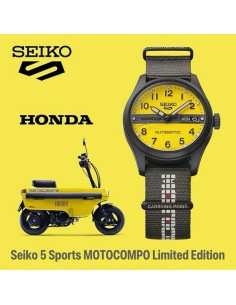 automático hombre Seiko 5 Sports Honda  MOTOCOMPO HDB010J Limited Edition JDM 36.4mm 100m
