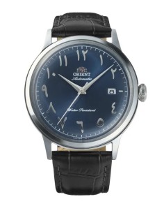 reloj automático hombre Orient Bambino Arabic Dial "Desert Night" RA-AC0036L 40.5mm correa de cuero Cal.  F6724