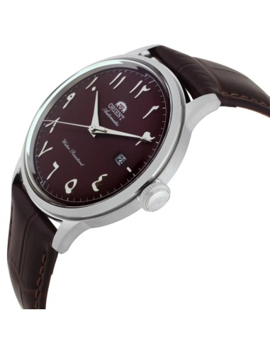 reloj automático hombre Orient Bambino Damask Red RA-AC0037R 40.5mm correa de cuero Cal  F6724