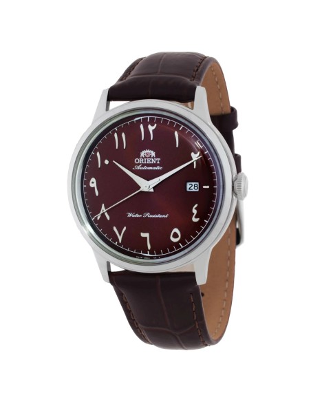 reloj automático hombre Orient Bambino Damask Red RA-AC0037R 40.5mm correa de cuero Cal  F6724