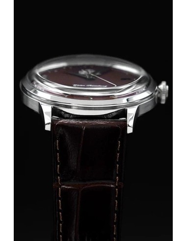 reloj automático hombre Orient Bambino Damask Red RA-AC0037R 40.5mm correa de cuero Cal  F6724