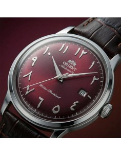 reloj automático hombre Orient Bambino Damask Red RA-AC0037R 40.5mm correa de cuero Cal  F6724