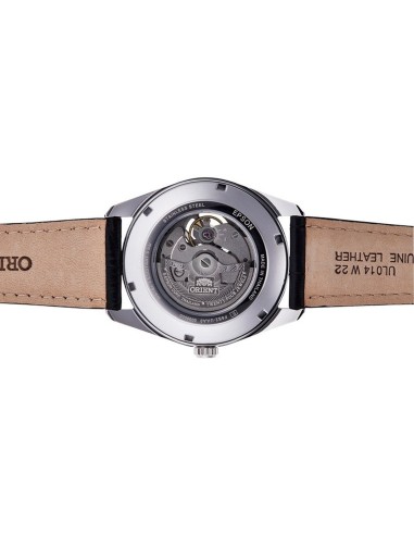 reloj automático hombre Orient Stretto Semi Skeleton RA-AR0004S 40.8mm cristal de zafiro correa de cuero 50m WR Cal. F6S22
