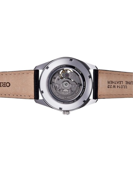 reloj automático hombre Orient Stretto Semi Skeleton RA-AR0004S 40.8mm cristal de zafiro correa de cuero 50m WR Cal. F6S22