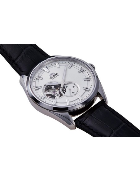 reloj automático hombre Orient Stretto Semi Skeleton RA-AR0004S 40.8mm cristal de zafiro correa de cuero 50m WR Cal. F6S22