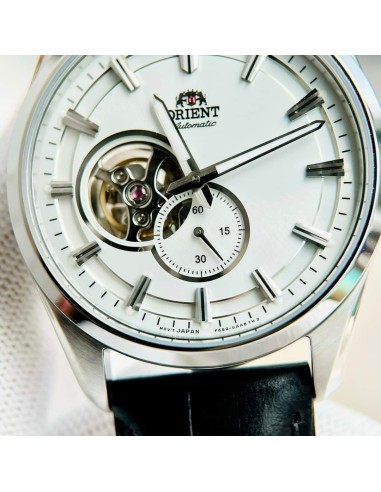 reloj automático hombre Orient Stretto Semi Skeleton RA-AR0004S 40.8mm cristal de zafiro correa de cuero 50m WR Cal. F6S22