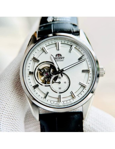 reloj automático hombre Orient Stretto Semi Skeleton RA-AR0004S 40.8mm cristal de zafiro correa de cuero 50m WR Cal. F6S22