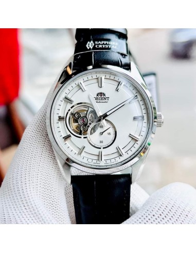 reloj automático hombre Orient Stretto Semi Skeleton RA-AR0004S 40.8mm cristal de zafiro correa de cuero 50m WR Cal. F6S22