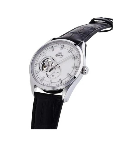 reloj automático hombre Orient Stretto Semi Skeleton RA-AR0004S 40.8mm cristal de zafiro correa de cuero 50m WR Cal. F6S22