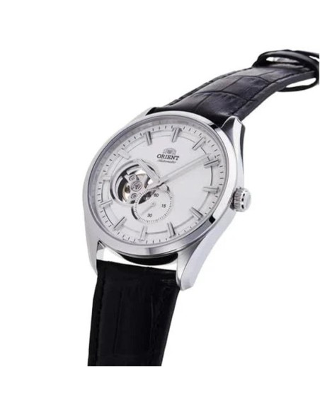 reloj automático hombre Orient Stretto Semi Skeleton RA-AR0004S 40.8mm cristal de zafiro correa de cuero 50m WR Cal. F6S22