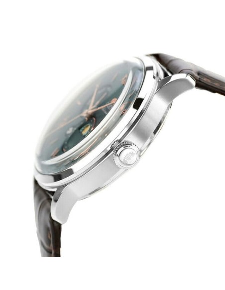 automático hombre Orient Bambino Sun & Moon RN-AK0805E JDM 41.5mm
