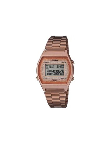 reloj digital unisex Casio Vintage Edgy B640WCG-5E Luz de Fondo Led correa de acero 50m water resist
