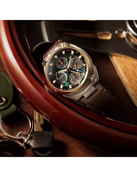 Citizen Promaster Land Tsuno Bullhead Chrono AV0104-06W Limited Edition 50th Anniversary zafiro