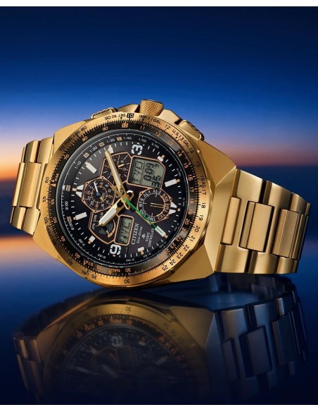 radiocontrol solar Citizen Promaster Sky Eco-Drive 50th Anniversary Limited Edition SKYHAWK JY8144-50E 45.7mm