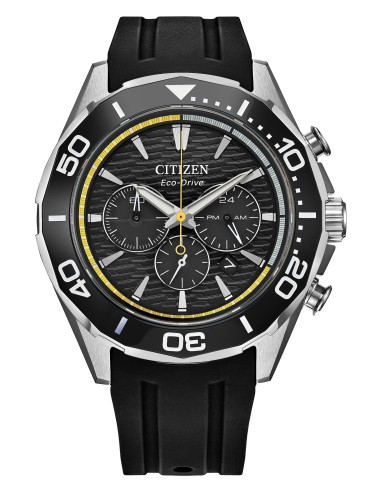solar hombre Citizen Endeavor CA4730-08E 43mm 100m WR cristal de zafiro correa de silicona