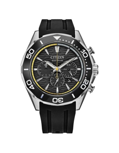 solar hombre Citizen Endeavor CA4730-08E 43mm 100m WR cristal de zafiro correa de silicona