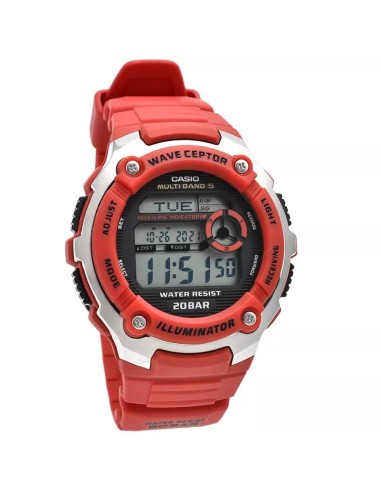 reloj cuarzo radiocontrol hombre Casio WaveCeptor  WV-200R-4AJF JDM 200m WR  47.7mm  JDM (mercado doméstico japonés)