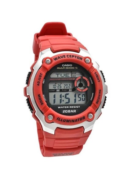reloj cuarzo radiocontrol hombre Casio WaveCeptor  WV-200R-4AJF JDM 200m WR  47.7mm  JDM (mercado doméstico japonés)