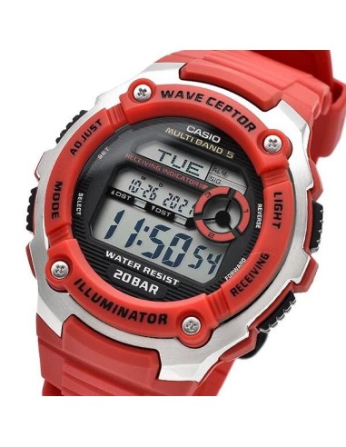 reloj cuarzo radiocontrol hombre Casio WaveCeptor  WV-200R-4AJF JDM 200m WR  47.7mm  JDM (mercado doméstico japonés)