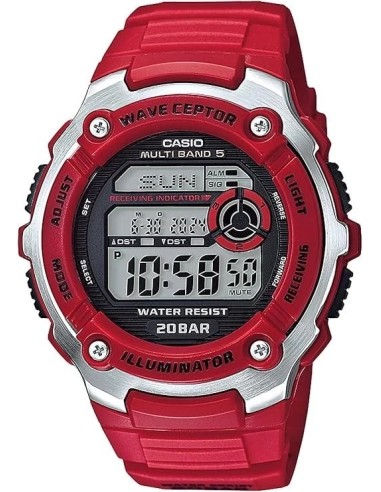 reloj cuarzo radiocontrol hombre Casio WaveCeptor  WV-200R-4AJF JDM 200m WR  47.7mm  JDM (mercado doméstico japonés)