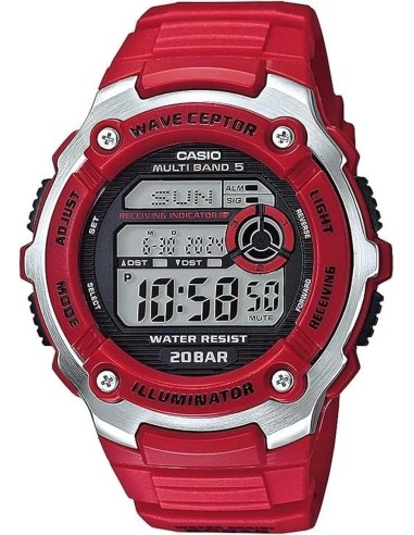 reloj cuarzo radiocontrol hombre Casio WaveCeptor  WV-200R-4AJF JDM 200m WR  47.7mm  JDM (mercado doméstico japonés)