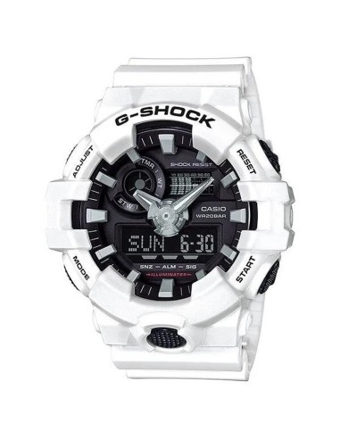 Casio G-Shock GA-700-7A 57.5 × 53.4 × 18.4 mm 200m WR resistente a los golpes Hora Mundial