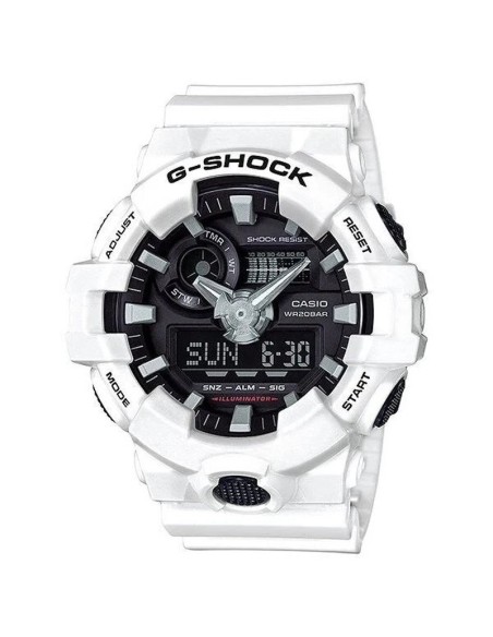 Casio G-Shock GA-700-7A 57.5 × 53.4 × 18.4 mm 200m WR resistente a los golpes Hora Mundial