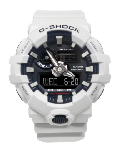 Casio G-Shock GA-700-7A 57.5 × 53.4 × 18.4 mm 200m WR resistente a los golpes Hora Mundial