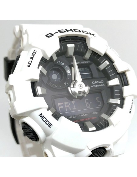 Casio G-Shock GA-700-7A 57.5 × 53.4 × 18.4 mm 200m WR resistente a los golpes Hora Mundial