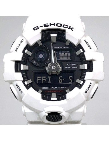 Casio G-Shock GA-700-7A 57.5 × 53.4 × 18.4 mm 200m WR resistente a los golpes Hora Mundial