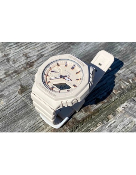 reloj unisex Casio MiniCasioak G-Shock GMA-S2100-4A 46.2 × 42.9 × 11.2 mm 200m WR resistente a los golpes Hora Mundial