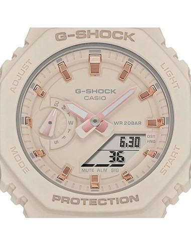 reloj unisex Casio MiniCasioak G-Shock GMA-S2100-4A 46.2 × 42.9 × 11.2 mm 200m WR resistente a los golpes Hora Mundial