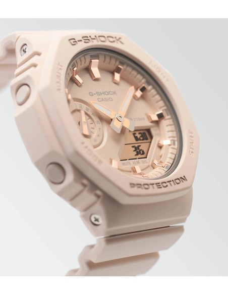 reloj unisex Casio MiniCasioak G-Shock GMA-S2100-4A 46.2 × 42.9 × 11.2 mm 200m WR resistente a los golpes Hora Mundial