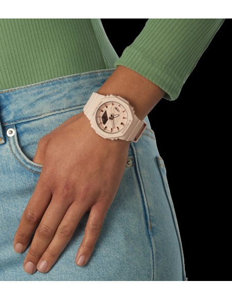 reloj unisex Casio MiniCasioak G-Shock GMA-S2100-4A 46.2 × 42.9 × 11.2 mm 200m WR resistente a los golpes Hora Mundial