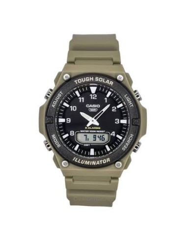 Reloj solar hombre Casio AQ-S820W-5a JDM  52,2 mm × 46,6 mm × 13,8 mm Hora Mundial 100m
