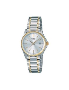 Reloj analógico para mujer Casio LTP-1183G-7A con caja y correa de acero inoxidable