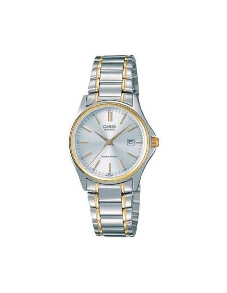 Reloj analógico para mujer Casio LTP-1183G-7A con caja y correa de acero inoxidable