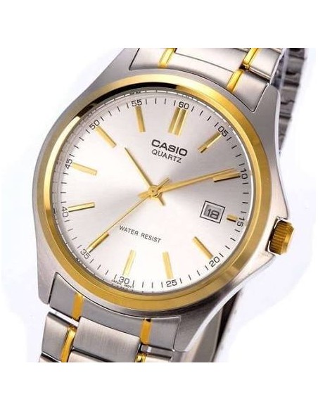 Reloj analógico para mujer Casio LTP-1183G-7A con caja y correa de acero inoxidable
