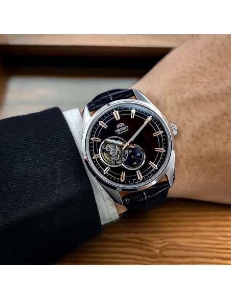 automático hombre Orient Stretto RA-AR0005Y 40.8mm cristal de zafiro
