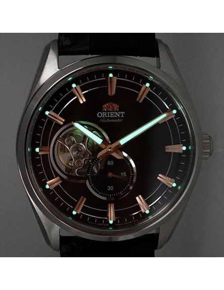 automático hombre Orient Stretto RA-AR0005Y 40.8mm cristal de zafiro